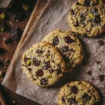 Pistachio Chocolate Chunk Cookies