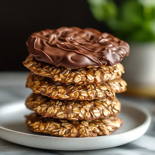 Homemade Chocolate Granola Biscuits