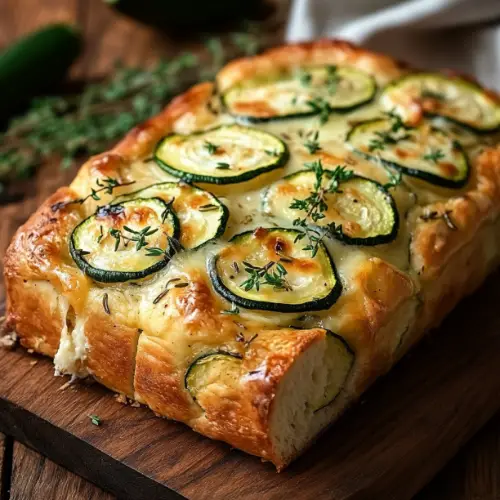 Savory Zucchini & Herb Cheese Bread