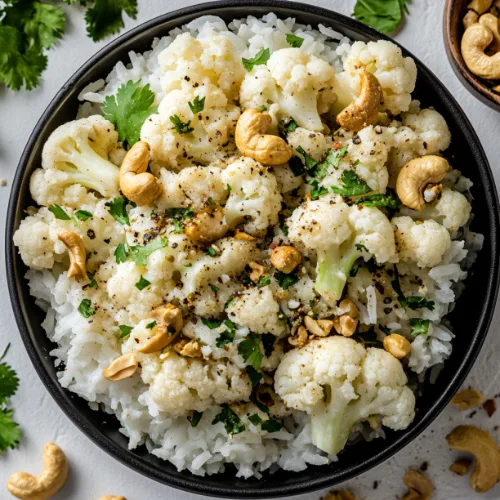 Creamy Cashew Cauliflower Curry