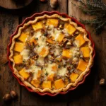 Roasted Butternut Squash & Caramelized Onion Tart