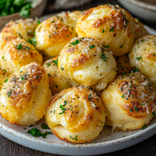 Cheesy Garlic Parmesan Knots