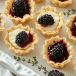 Blackberry Brie Phyllo Bites