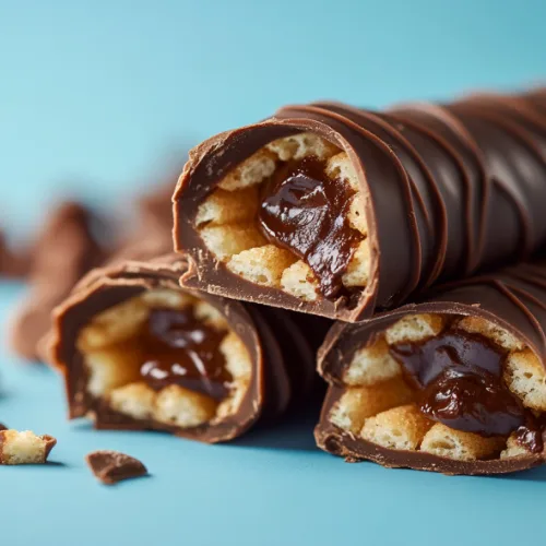 Chocolate Hazelnut Wafer Rolls