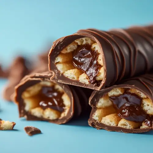 Chocolate Hazelnut Wafer Rolls