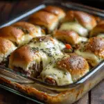 Cheesy Philly Cheesesteak Sliders