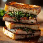 Grilled Pork Belly Sandwich with Chimichurri 3 Grilled Pork Belly Sandwich with Chimichurri