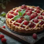 Rustic Raspberry Lattice Pie 3 Rustic Raspberry Lattice Pie