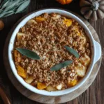 Maple Squash & Apple Crisp