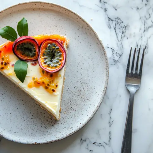 No-Bake Passion Fruit Cheesecake