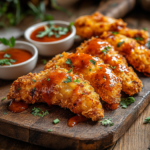Crispy Buffalo Chicken Tenders 3 Crispy Buffalo Chicken Tenders