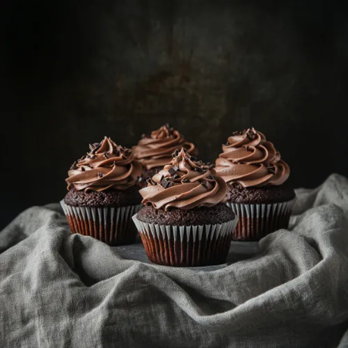 Decadent Chocolate Cupcakes with Chocolate Frosting