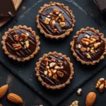Mini Chocolate Ganache Nut Tarts
