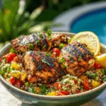 Grilled Herb Chicken with Couscous Salad