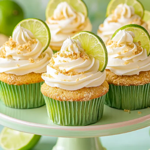 Key Lime Pie Cupcakes
