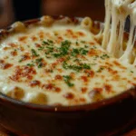 Baked Three-Cheese White Macaroni