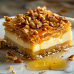 Baklava Cheesecake Bars