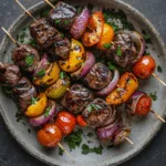 Grilled Steak and Veggie Skewers