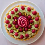 Pistachio Raspberry Tart