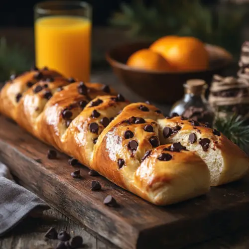Chocolate Chip Brioche Baguettes