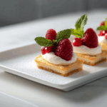 Almond Tuile Cream Tartlets with Fresh Berries 3 Almond Tuile Cream Tartlets with Fresh Berries