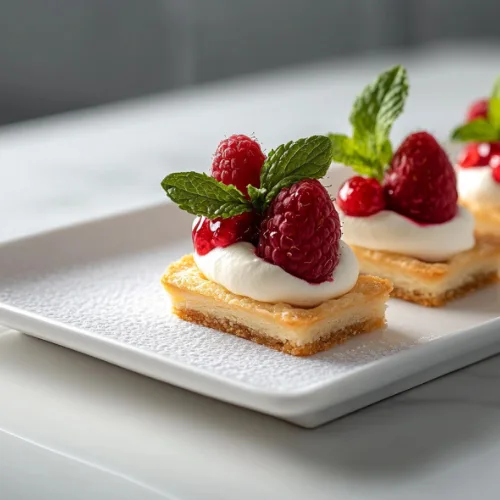 Almond Tuile Cream Tartlets with Fresh Berries