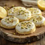 Lemon Pistachio Shortbread Cookies 3 Lemon Pistachio Shortbread Cookies