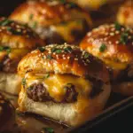Garlic Butter Cheeseburger Sliders