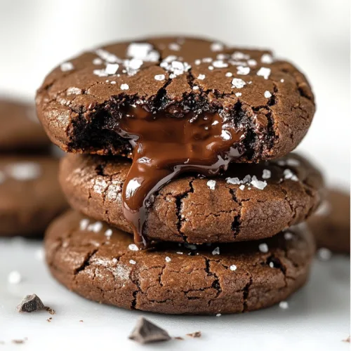 Fudgy Chocolate Lava Cookies