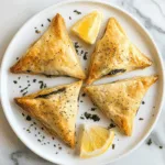 Spinach and Cheese Fatayer (Middle Eastern Savory Pies)