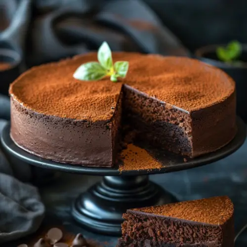 Flourless Chocolate Mousse Cake