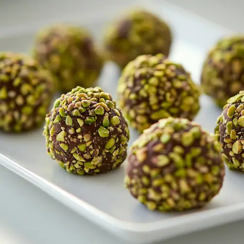 Pistachio Chocolate Truffles