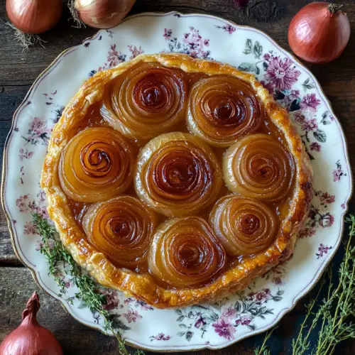 Caramelized Onion Tarte Tatin