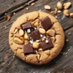 Salted Peanut Butter Chocolate Chunk Cookies 3 Salted Peanut Butter Chocolate Chunk Cookies