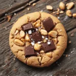 Salted Peanut Butter Chocolate Chunk Cookies