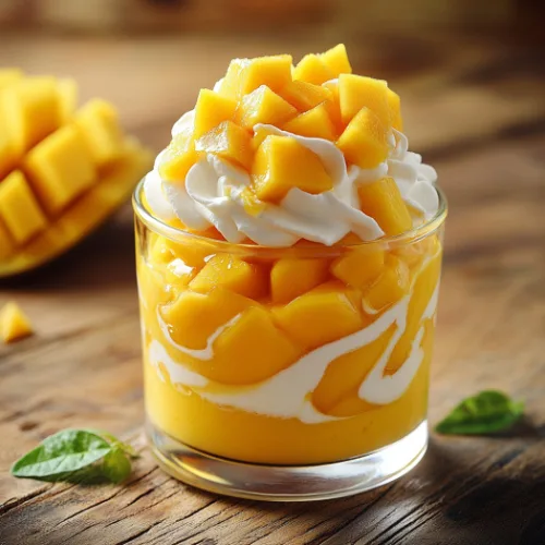 Mango Fool (Mango Cream Dessert)