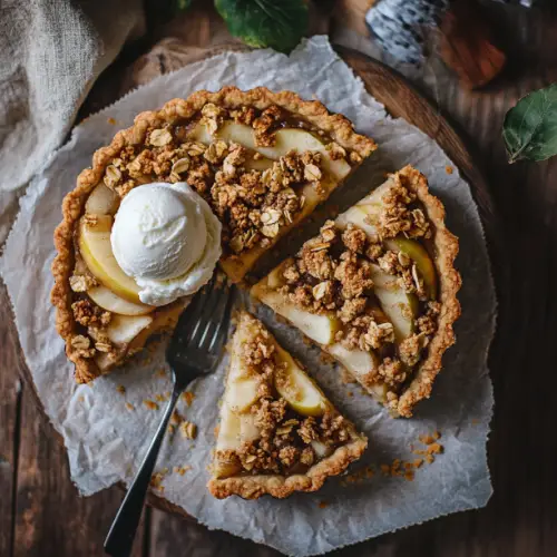 Dutch Apple Crumble Tart