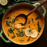 Creamy Coconut Lentil Soup with Spinach and Lemon 3 Creamy Coconut Lentil Soup with Spinach and Lemon