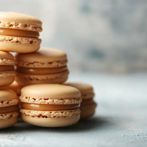 Salted Caramel French Macarons