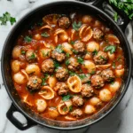 Italian Meatball Pasta Soup