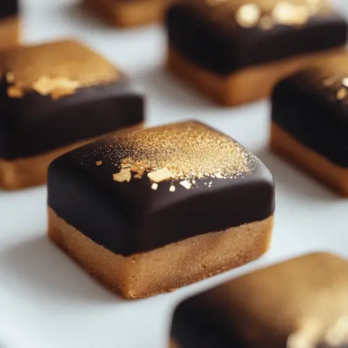 Chocolate-Dipped Almond Financier Bars