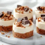 Mini Biscoff Chocolate Cheesecakes