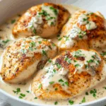 Creamy Garlic Mushroom Chicken