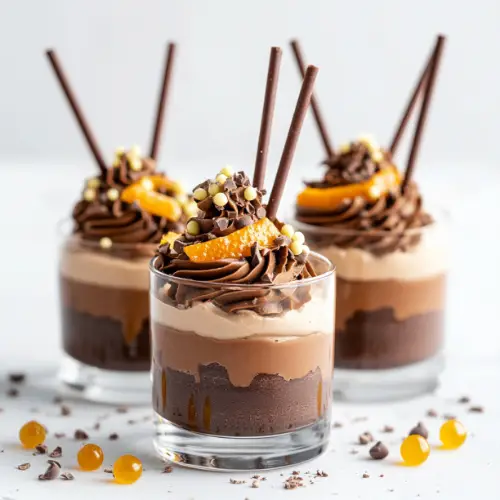 Triple Chocolate Mousse Verrines