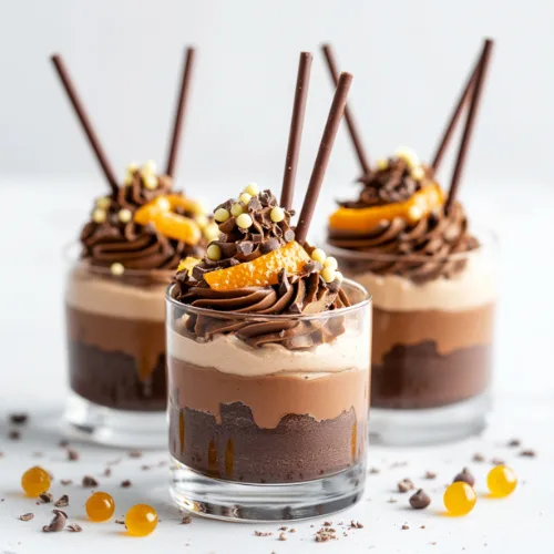 Triple Chocolate Mousse Verrines