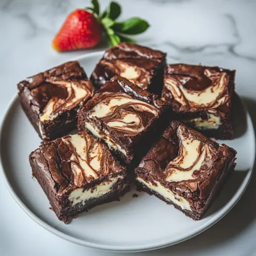 Cream Cheese Swirl Brownies