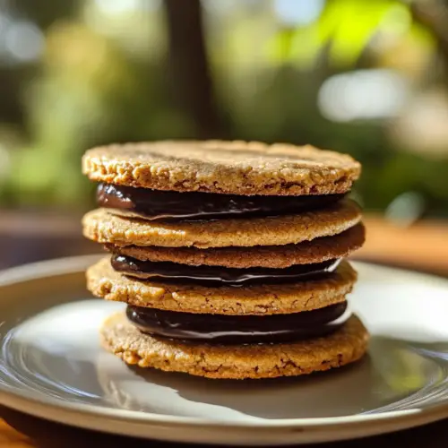 Whole Wheat Chocolate Sandwich Cookies