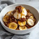 Caramelized Banana Pecan Sundae