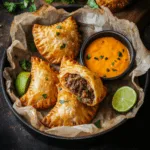Beef Empanadas with Spiced Dipping Sauce