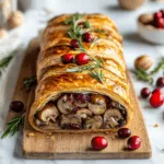 Vegan Mushroom Chestnut Wellington